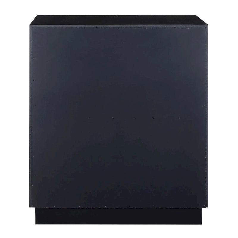 2-Door Glossy Blue Storage Cabinet - 34"H x 30"W x 16"D