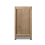 Two-Drawer Storage Cabinet in Weathered Natural Solid Pine
